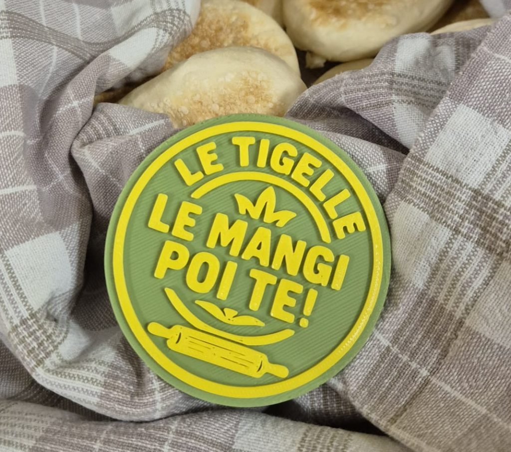 Magnete "Le Tigelle le mangi poi TE!"