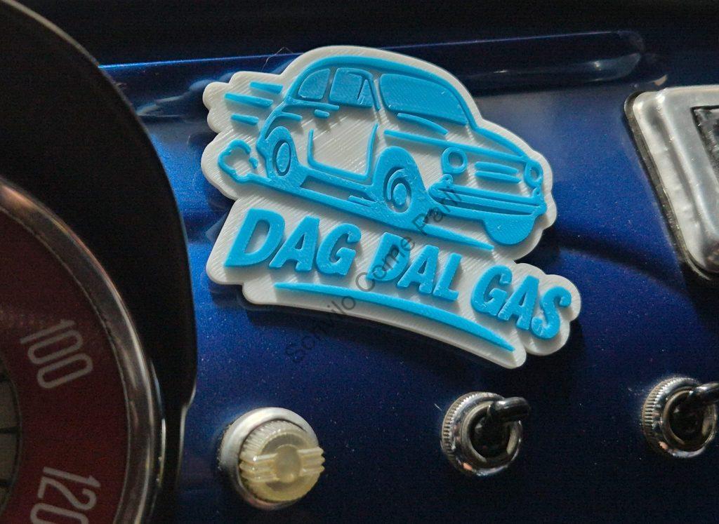 Magnete "Dag dal Gas" Fiat 500